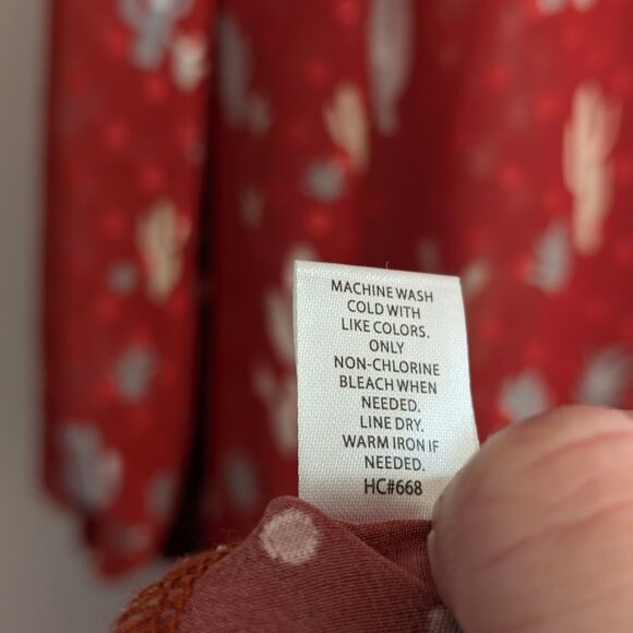 Scully Women's Floral Swiss Dot Duster with Cactus Print - Picture 10 of 11